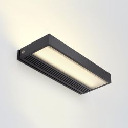 Serien Lighting SML² 220 LED Wall - Schwarz - satinée/satinée, mit LED (2700K)