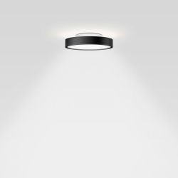 Serien Lighting Slice² PI Ceiling LED-Deckenleuchte-Schwarz-Größe S Ø 170 mm-Downlight-mit LED (2700K)