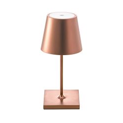 Sigor Nuindie Mini rund LED-Akkuleuchte-Bronze-mit LED (2700K/2200K)