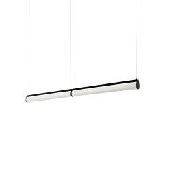 Slamp Modula Suspension Double LED-Pendelleuchte-Schwarz-Diffusor Kristall