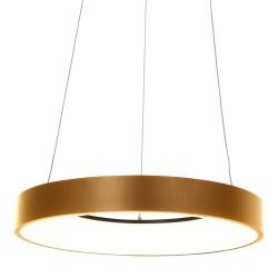 Steinhauer Ringlede LED-Pendelleuchte-Gold-mit LED (2700K)