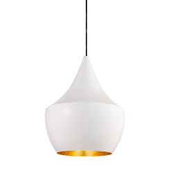 Tom Dixon Beat Fat LED-Pendelleuchte-Weiß