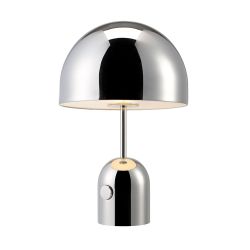 Tom Dixon Bell Table LED-Tischleuchte-Silber-mit LED (3000K)