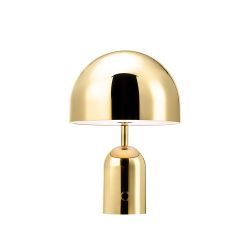 Tom Dixon Bell Portable LED-Akkuleuchte-Gold-mit LED (3000K)