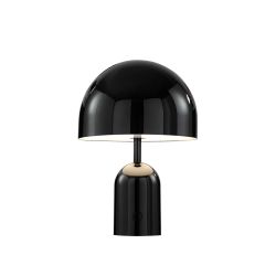 Tom Dixon Bell Portable LED-Akkuleuchte-Schwarz-mit LED (3000K)