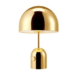 Tom Dixon Bell Table LED-Tischleuchte-Gold-mit LED (3000K)