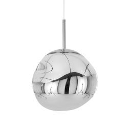 Tom Dixon Melt Mini LED-Pendelleuchte-Silber