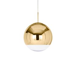 Tom Dixon Mirror Ball 25 LED-Pendelleuchte-Gold-mit LED (3000K)