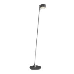 Top Light Puk! 120 Floor Avantgarde LED-Stehleuchte-Anthrazit matt/Chrom-Glas matt-Linse klar-mit LED (2700K)