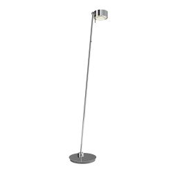 Top Light Puk! 120 Floor Avantgarde LED-Stehleuchte-Chrom-Glas matt-Linse klar-mit LED (2700K)