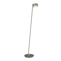 Top Light Puk! 120 Floor Avantgarde LED-Stehleuchte-Nickel matt-Glas matt-Linse klar-mit LED (2700K)