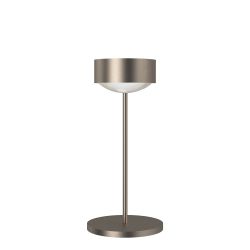 Top Light Puk! 160 Eye Table Avantgarde Tischleuchte-Nickel matt-kein Einsatz-Höhe 370 mm-ohne Dimmer