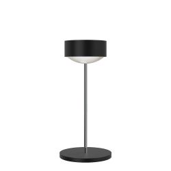 Top Light Puk! 160 Eye Table Avantgarde Tischleuchte-Schwarz matt/Chrom-kein Einsatz-Höhe 370 mm-ohne Dimmer