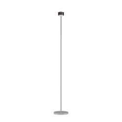 Top Light Puk! 80 Eye Floor Avantgarde Stehleuchte-Black Wood/Chrom-Linse klar-ohne Dimmer