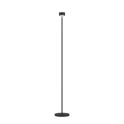 Top Light Puk! 80 Eye Floor Avantgarde Stehleuchte-Schwarz matt-Glas mattiert-ohne Dimmer