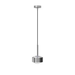 Top Light Puk! 120 Drop Avantgarde LED-Pendelleuchte-Chrom matt-Linse matt-mit LED (2700K)