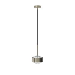 Top Light Puk! 120 Drop Avantgarde Pendelleuchte-Nickel matt-Linse matt