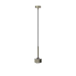 Top Light Puk! 80 Drop Avantgarde LED-Pendelleuchte-Nickel matt-Linse matt-mit LED (2700K)