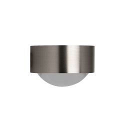 Top Light Puk Flexlight Plug Steckdosenleuchte-Nickel matt-Armlänge 20 cm-Glas matt-Linse matt