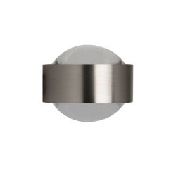 Top Light Puk Flexlight Plug Steckdosenleuchte-Nickel matt-Armlänge 20 cm-Linse klar-Linse matt