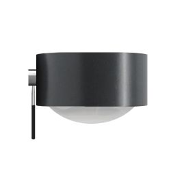 Top Light Puk Maxx Ceiling Sister Single LED-Deckenleuchte-Anthrazit matt/Chrom-Glas matt-Linse matt-Armlänge 100 cm-mit LED (2700K)