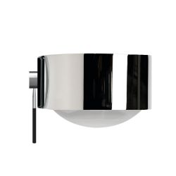 Top Light Puk Maxx Ceiling Sister Single LED-Deckenleuchte-Chrom-Glas matt-Linse matt-Armlänge 100 cm-mit LED (2700K)