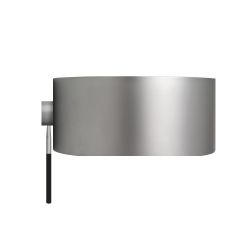 Top Light Puk Maxx Ceiling Sister Single LED-Deckenleuchte-Chrom matt-Glas matt-Glas matt-Armlänge 100 cm-mit LED (2700K)