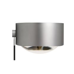 Top Light Puk Maxx Ceiling Sister Single LED-Deckenleuchte-Chrom matt-Glas matt-Linse klar-Armlänge 100 cm-mit LED (2700K)