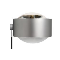 Top Light Puk Maxx Ceiling Sister Single LED-Deckenleuchte-Chrom matt-Linse klar-Linse matt-Armlänge 100 cm-mit LED (2700K)