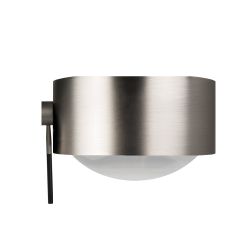 Top Light Puk Maxx Ceiling Sister Single LED-Deckenleuchte-Nickel matt-Glas matt-Linse matt-Armlänge 100 cm-mit LED (2700K)