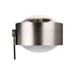 Top Light Puk Maxx Ceiling Sister Single LED-Deckenleuchte-Nickel matt-Linse klar-Linse matt-Armlänge 100 cm-mit LED (2700K)