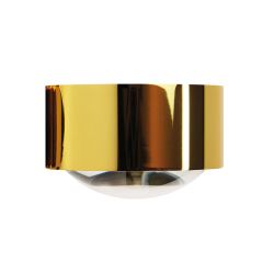 Top Light Puk Maxx Fix LED-Spiegelklemmleuchte-Gold/Chrom-Glas matt-Linse klar-mit LED (2800K)
