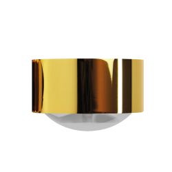 Top Light Puk Maxx Fix LED-Spiegelklemmleuchte-Gold/Chrom-Glas matt-Linse matt-mit LED (2800K)