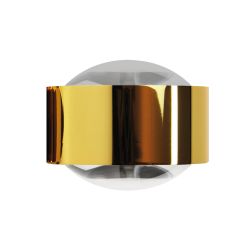 Top Light Puk Maxx Fix LED-Spiegelklemmleuchte-Gold/Chrom-Linse klar-Linse matt-mit LED (2800K)