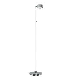 Top Light Puk Maxx Floor Mini LED-Stehleuchte-Chrom-Linse matt-Linse matt-mit LED (2700K)