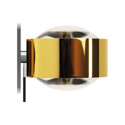 Top Light Puk Maxx Mirror + LED-Spiegeleinbauleuchte-Gold/Chrom-Linse/Linse-mit LED (2800K)