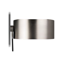 Top Light Puk Maxx Mirror + LED-Spiegeleinbauleuchte-Nickel matt-kein Einsatz-mit LED (2800K)