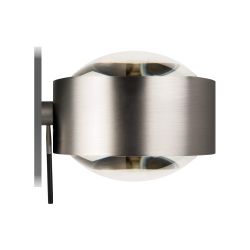 Top Light Puk Maxx Mirror + LED-Spiegeleinbauleuchte-Nickel matt-Linse/Linse-mit LED (2800K)