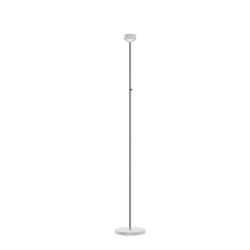 Top Light Puk Mini Eye Floor LED-Stehleuchte-Weiß matt/Chrom-Glas mattiert-mit LED (2700K)