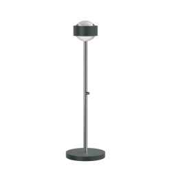 Top Light Puk Mini Eye Table Tischleuchte-Anthrazit matt/Chrom-Linse klar-Höhe 470 mm