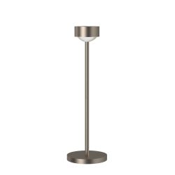 Top Light Puk Mini Eye Table Tischleuchte-Nickel matt-Glas mattiert-Höhe 470 mm