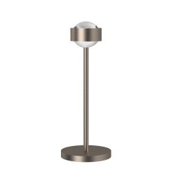 Top Light Puk Mini Eye Table Tischleuchte-Nickel matt-Linse klar-Höhe 370 mm