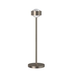 Top Light Puk Mini Eye Table Tischleuchte-Nickel matt-Linse klar-Höhe 470 mm