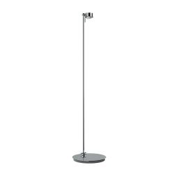 Top Light Puk Mini Floor Mini Single Stehleuchte-Chrom-Glas matt-Linse klar-ohne Dimmer