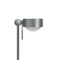 Top Light Puk Mini Table Single LED-Tischleuchte-Chrom matt-Glas matt-Linse matt-Höhe 600 mm-mit LED (2700K)