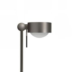 Top Light Puk Mini Table Single LED-Tischleuchte-Nickel matt-Glas matt-Linse matt-Höhe 600 mm-mit LED (2700K)