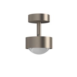 Top Light Puk Mini Turn Deckenstrahler-Nickel matt-Up- und Downlight-Linse matt