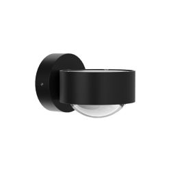 Top Light Puk Mini Wall Black White Edition LED-Wandleuchte-Schwarz matt-Glas matt-Linse klar-mit LED (2800K)