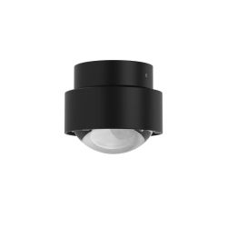 Top Light Puk Move LED-Deckenleuchte-Schwarz matt/Chrom-Linse klar-mit LED (2700K)