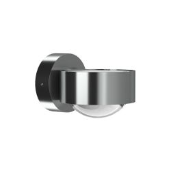 Top Light Puk Wall LED-Wandleuchte-Chrom matt-Glas matt-Linse klar-mit LED (2800K)